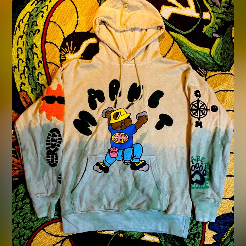 Market Chenille Tie-dye hoodie